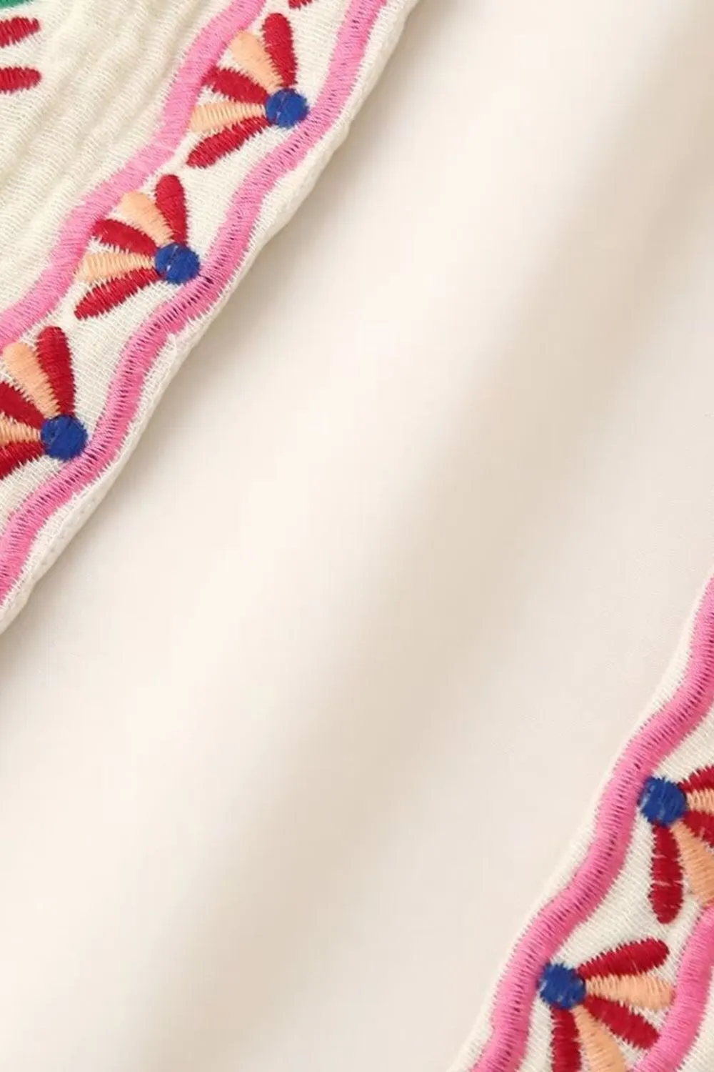 ' Zachary' Versatile Embroidered Vest Top