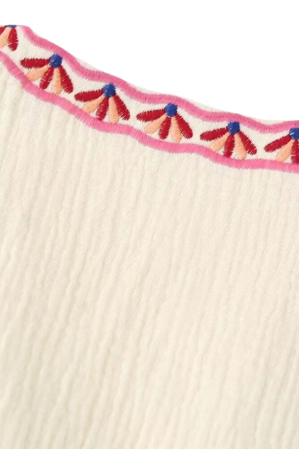 ' Zachary' Versatile Embroidered Vest Top