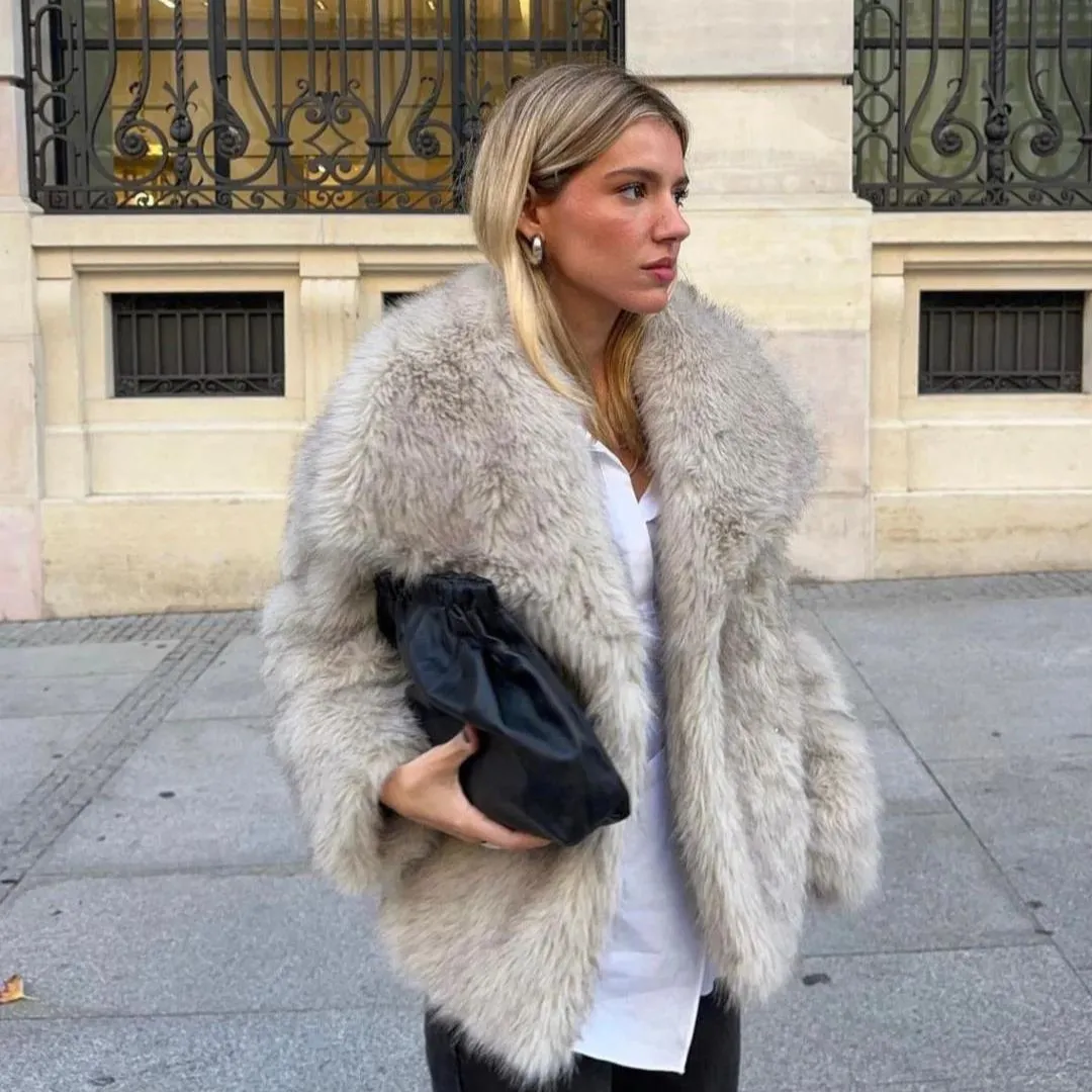 Allison - Manteau de fourrure pour femme