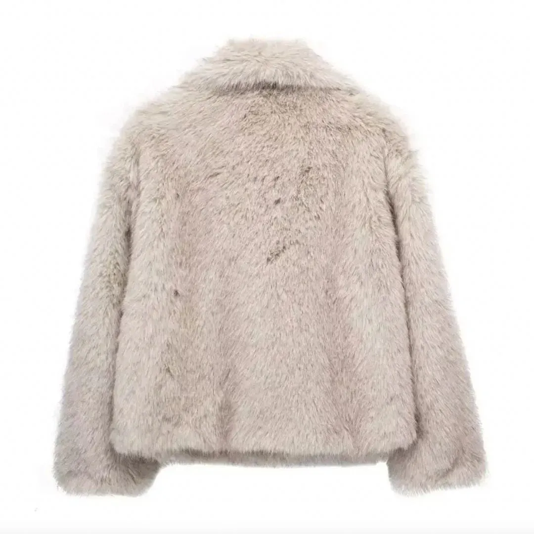 Allison - Manteau de fourrure pour femme