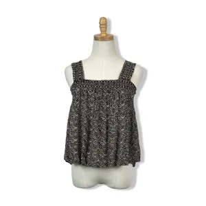 Aqua Gauze Printed Top