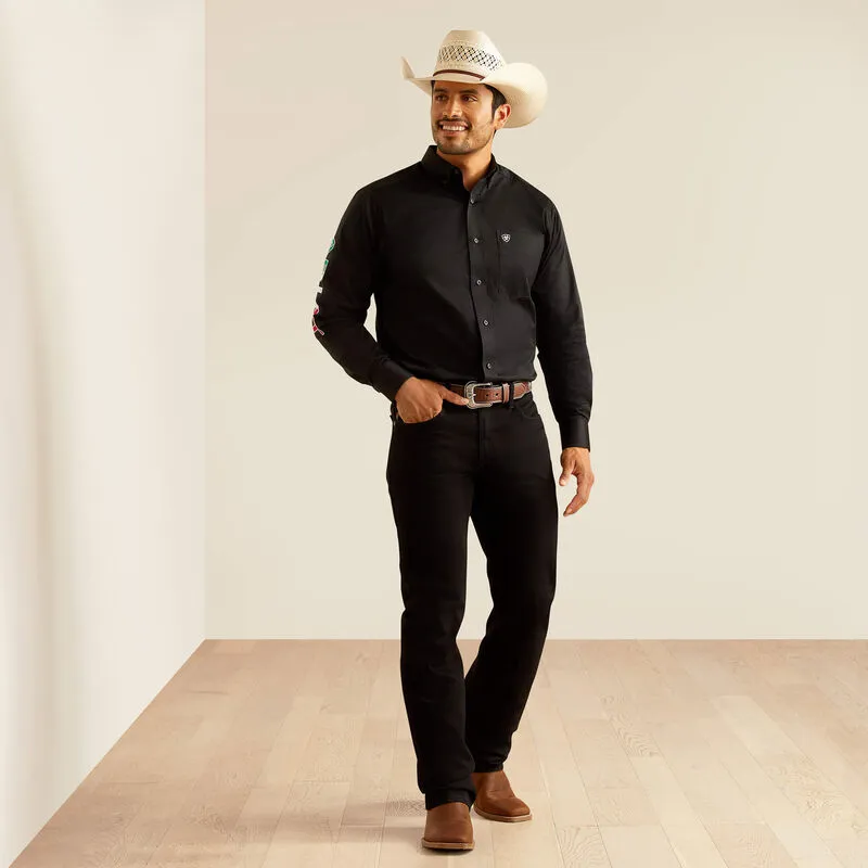 Ariat Mens Team Logo Twill Fitted Shirt Style 10038914