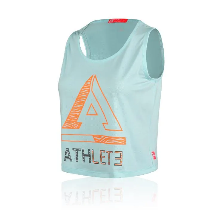 ATHLETE Women's Logo Art Crop Tank, Style AT01