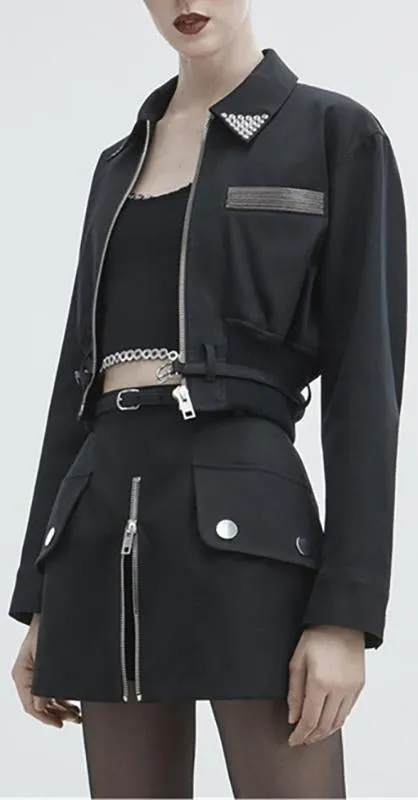 Cropped Utility Jacket