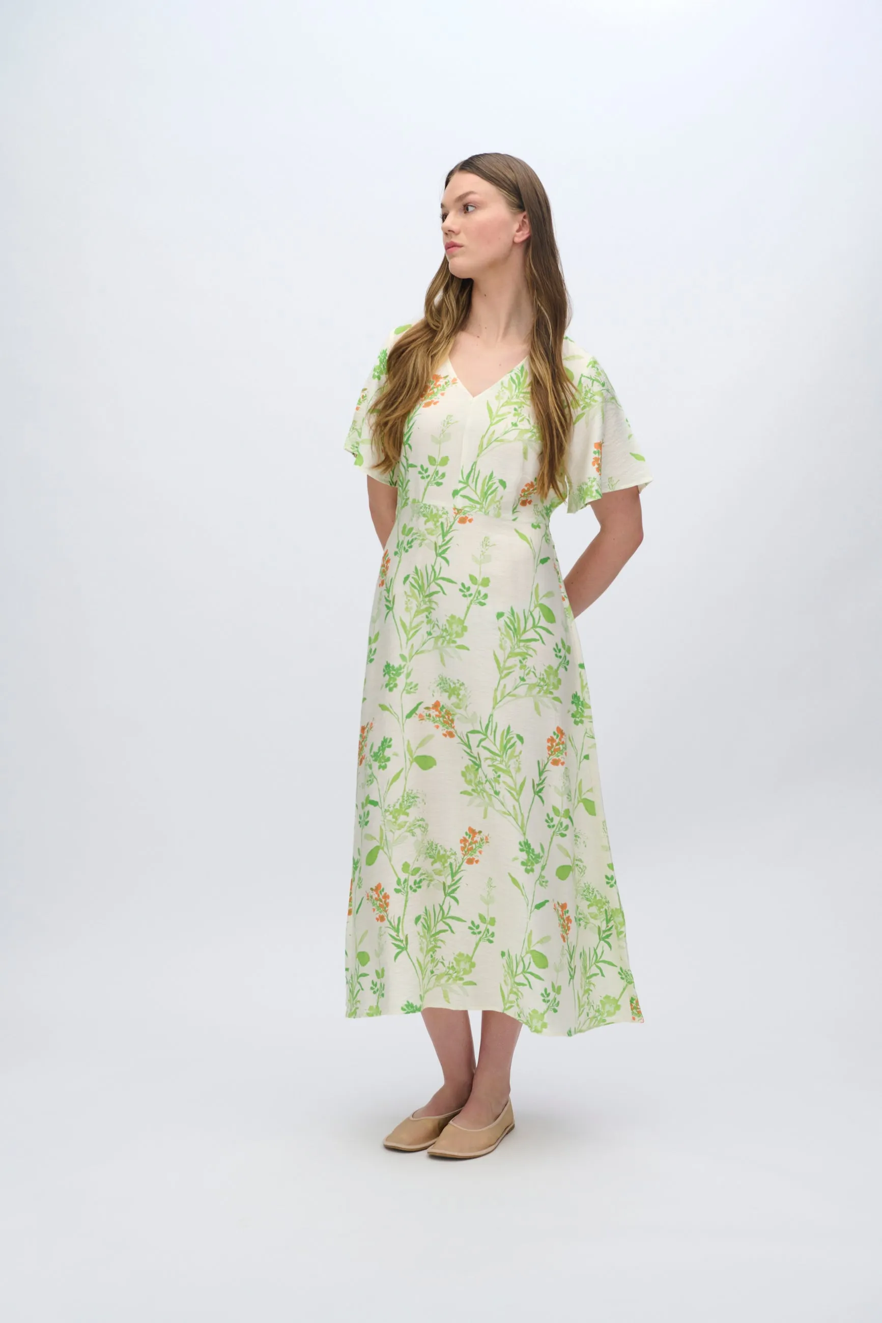 Hamma midi dress 4289 - Broken White