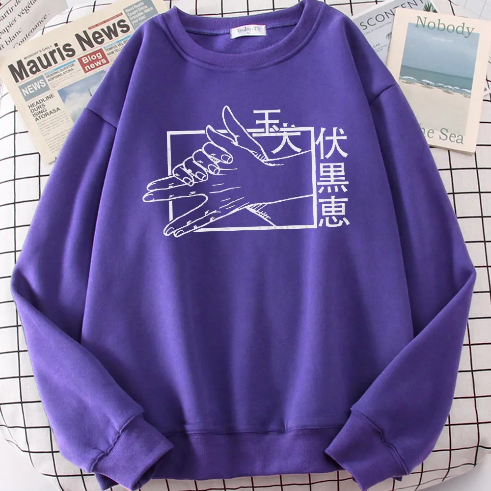 Hot Sale Comfortable Casual Tops Fushiguro Megumi Anime Jujutsu Kaisen Print Hoodie