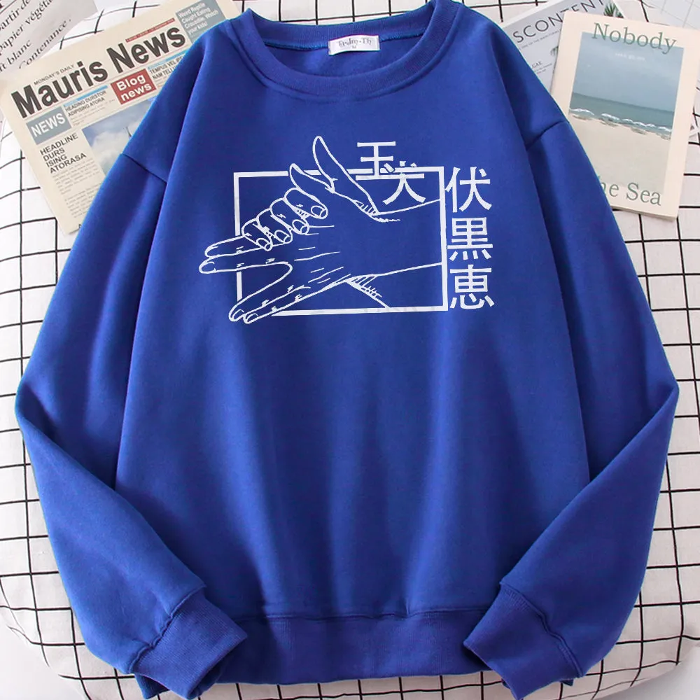 Hot Sale Comfortable Casual Tops Fushiguro Megumi Anime Jujutsu Kaisen Print Hoodie