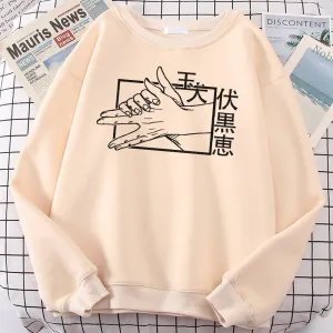 Hot Sale Comfortable Casual Tops Fushiguro Megumi Anime Jujutsu Kaisen Print Hoodie