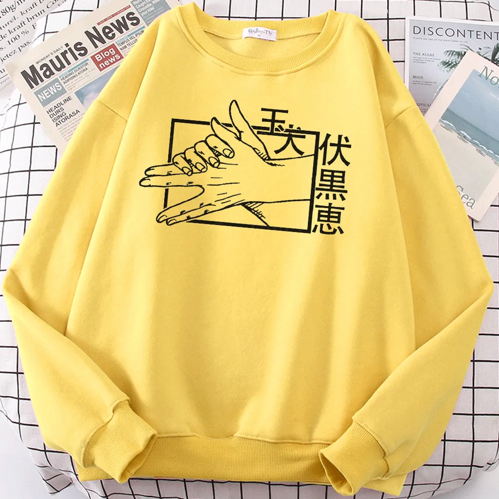 Hot Sale Comfortable Casual Tops Fushiguro Megumi Anime Jujutsu Kaisen Print Hoodie