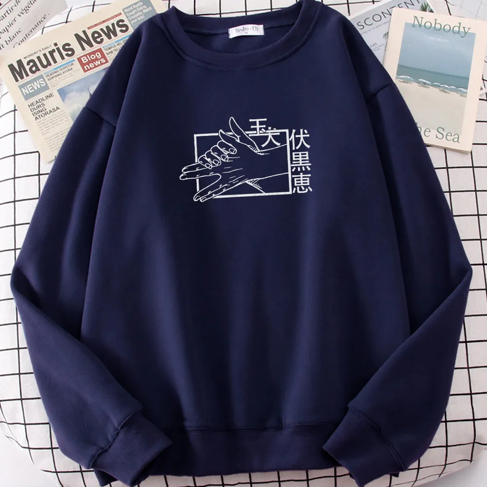 Hot Sale Comfortable Casual Tops Fushiguro Megumi Anime Jujutsu Kaisen Print Hoodie