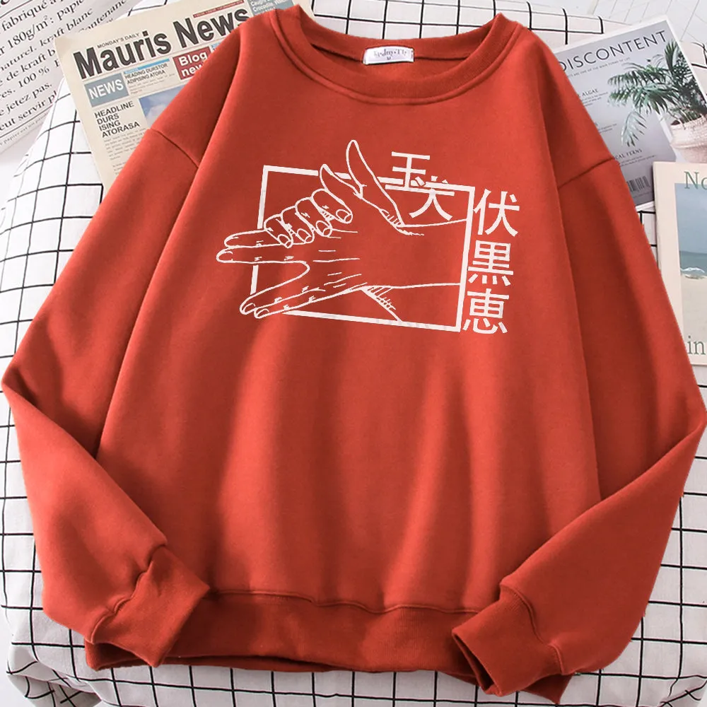 Hot Sale Comfortable Casual Tops Fushiguro Megumi Anime Jujutsu Kaisen Print Hoodie