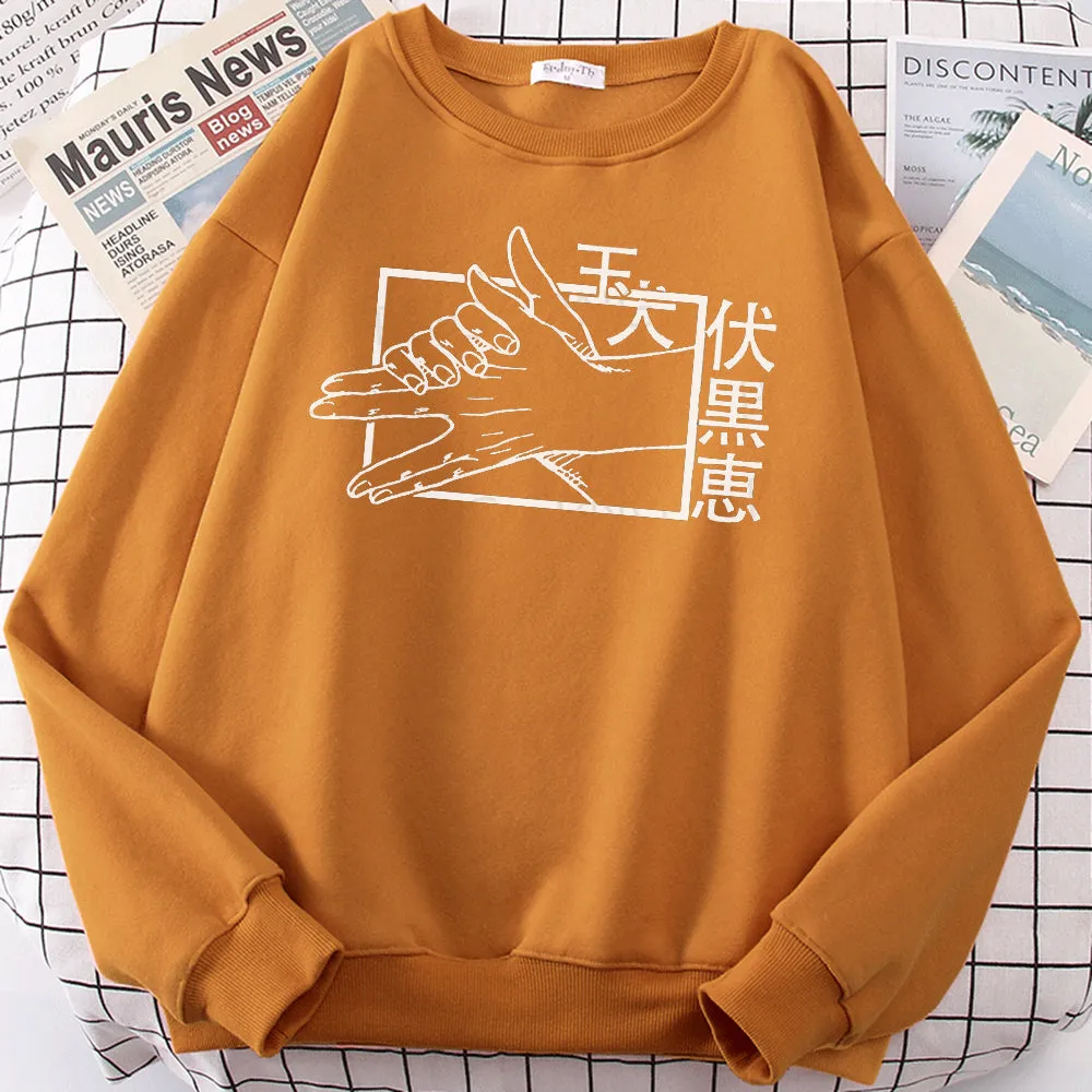 Hot Sale Comfortable Casual Tops Fushiguro Megumi Anime Jujutsu Kaisen Print Hoodie