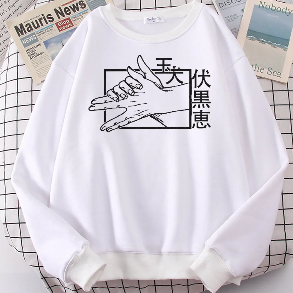 Hot Sale Comfortable Casual Tops Fushiguro Megumi Anime Jujutsu Kaisen Print Hoodie