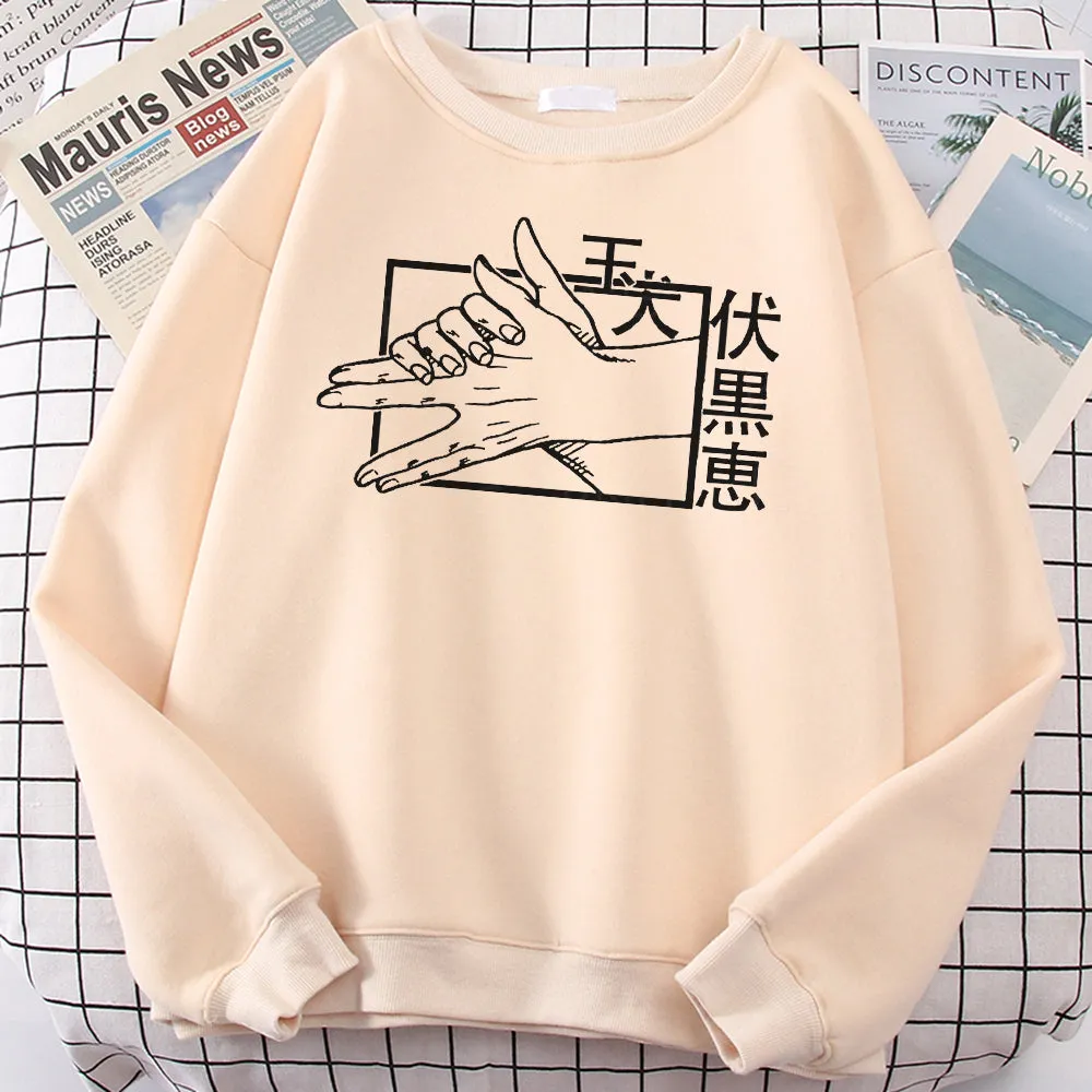 Hot Sale Comfortable Casual Tops Fushiguro Megumi Anime Jujutsu Kaisen Print Hoodie