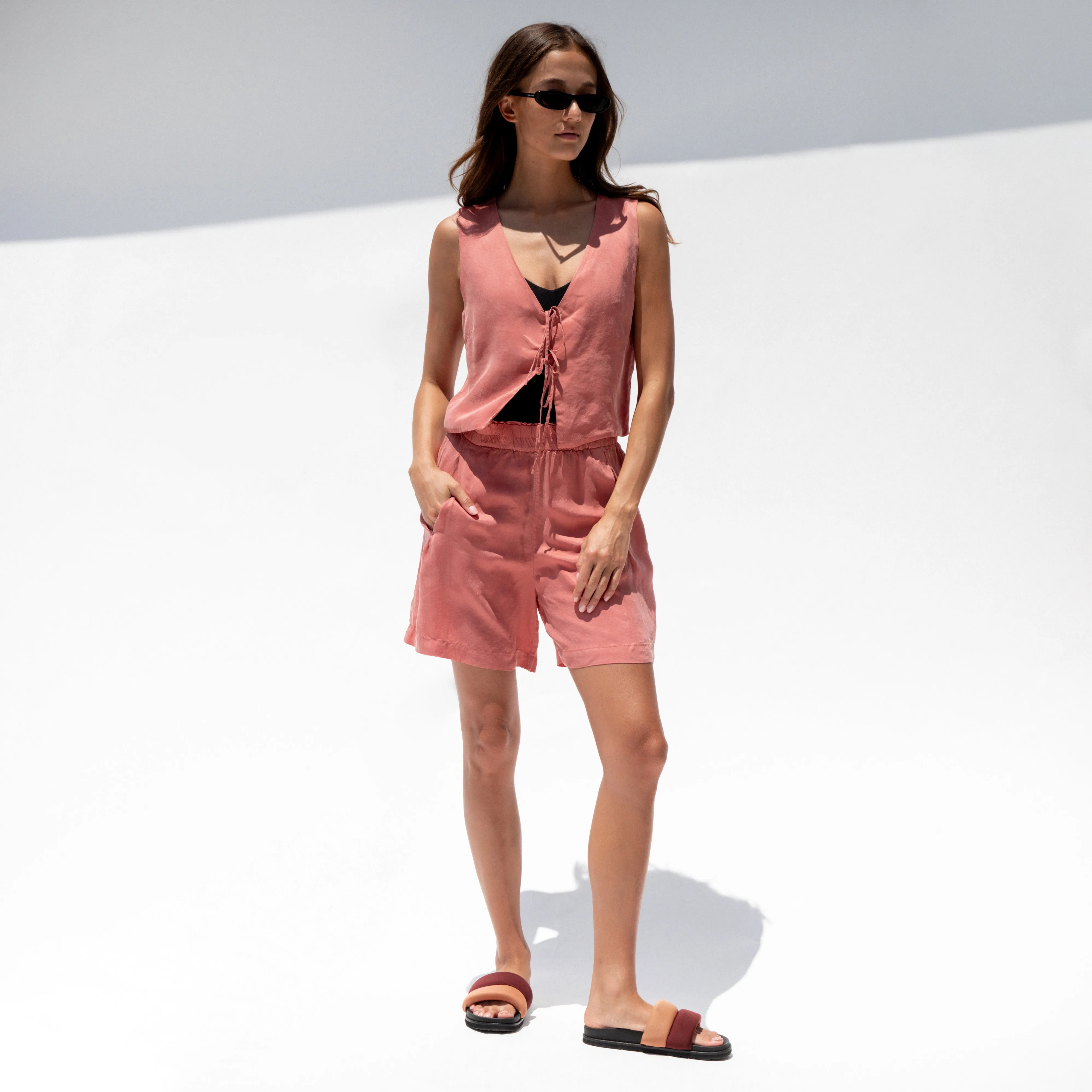 Journey Tie Top - Camp