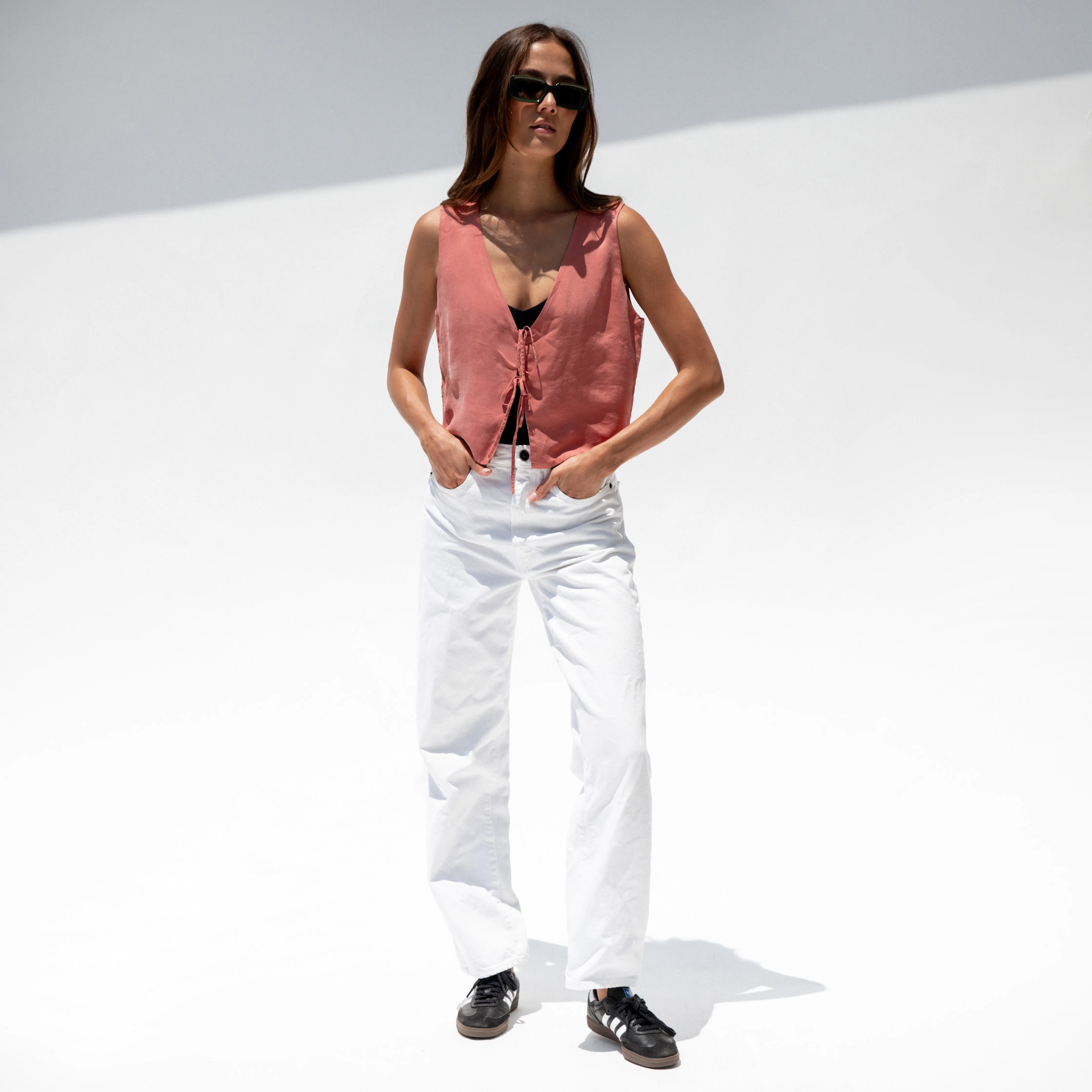 Journey Tie Top - Camp