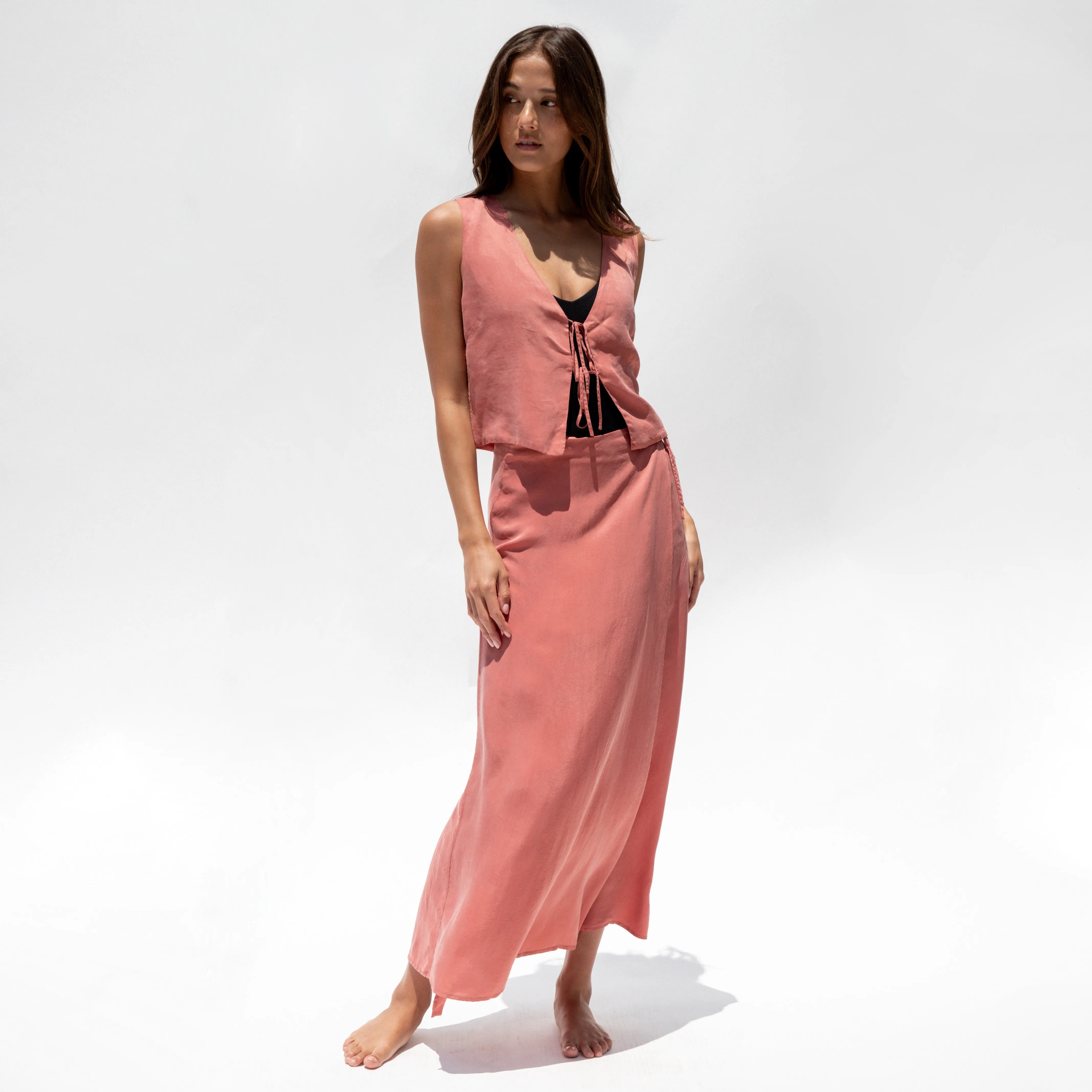 Journey Tie Top - Camp