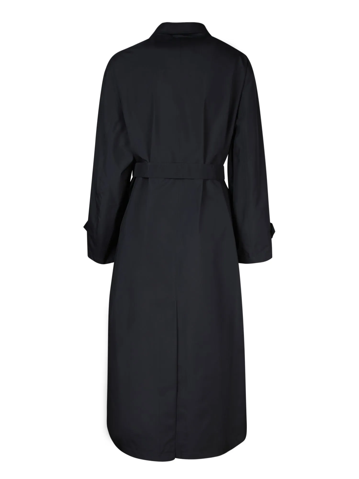 Long Goretex Trench Coat in Black