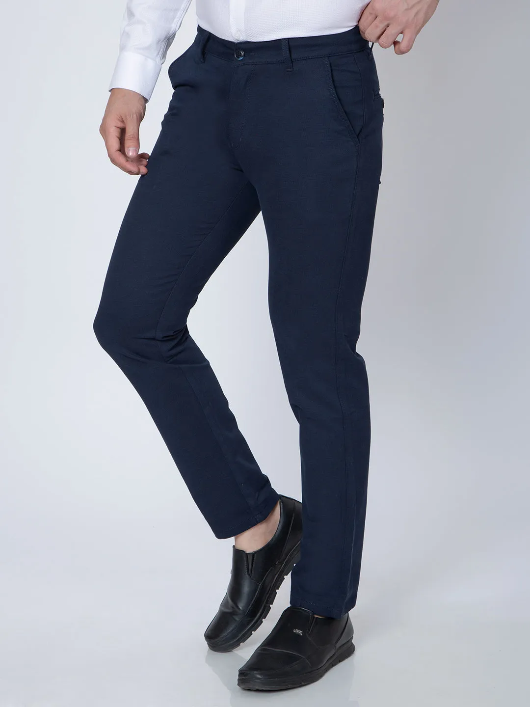 Men Cotton Regular Fit Trousers