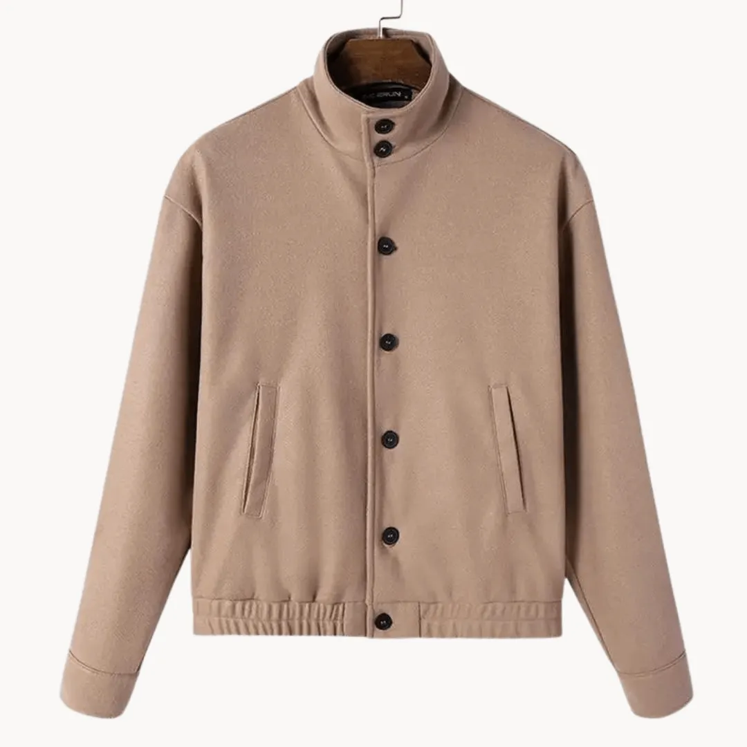 Men's Lightweight Versatile Jacket with Stand Collar