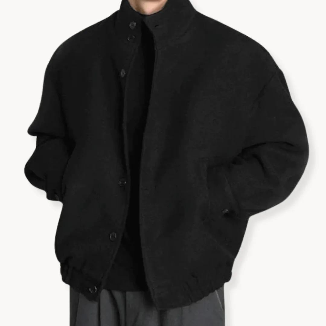 Men's Lightweight Versatile Jacket with Stand Collar