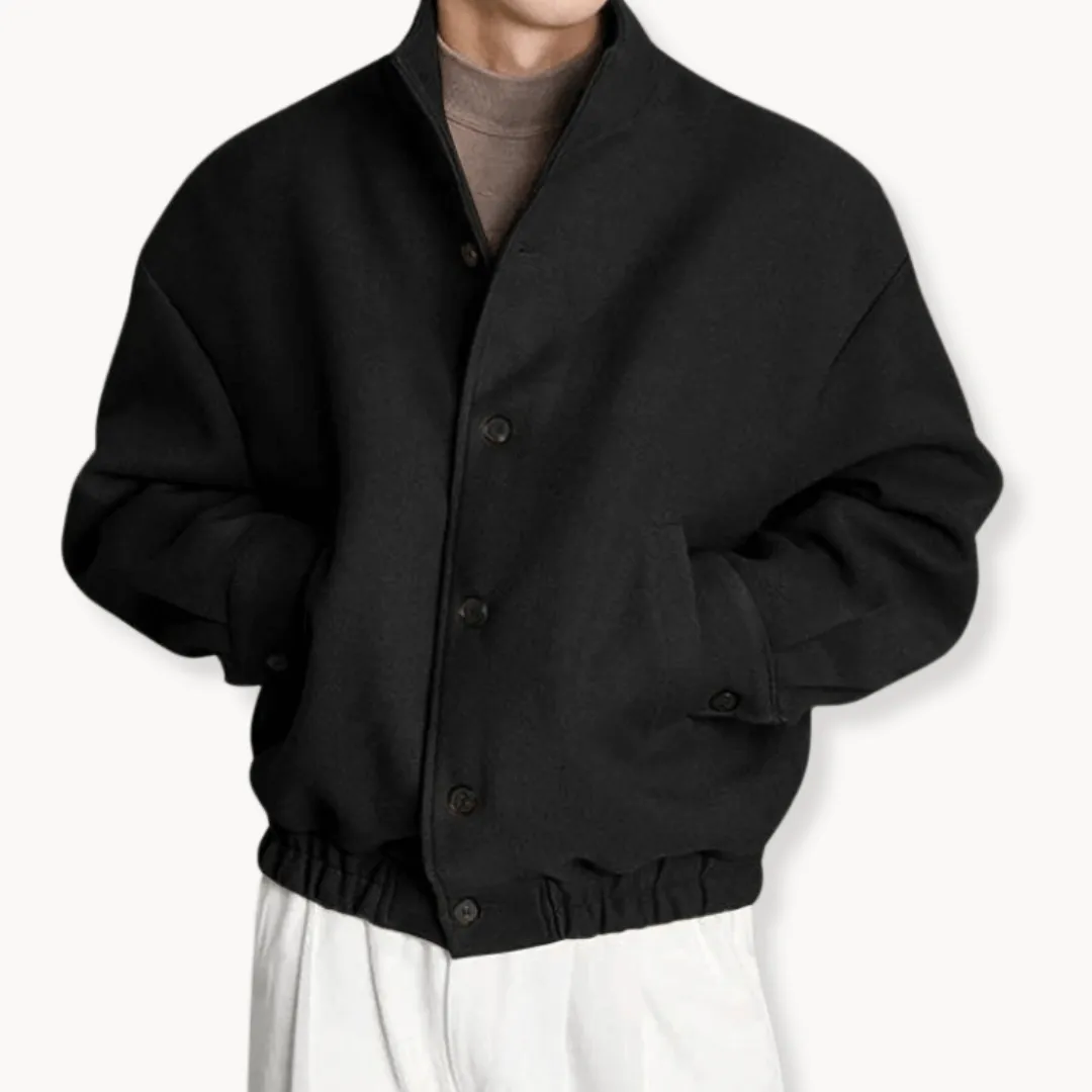 Men's Lightweight Versatile Jacket with Stand Collar