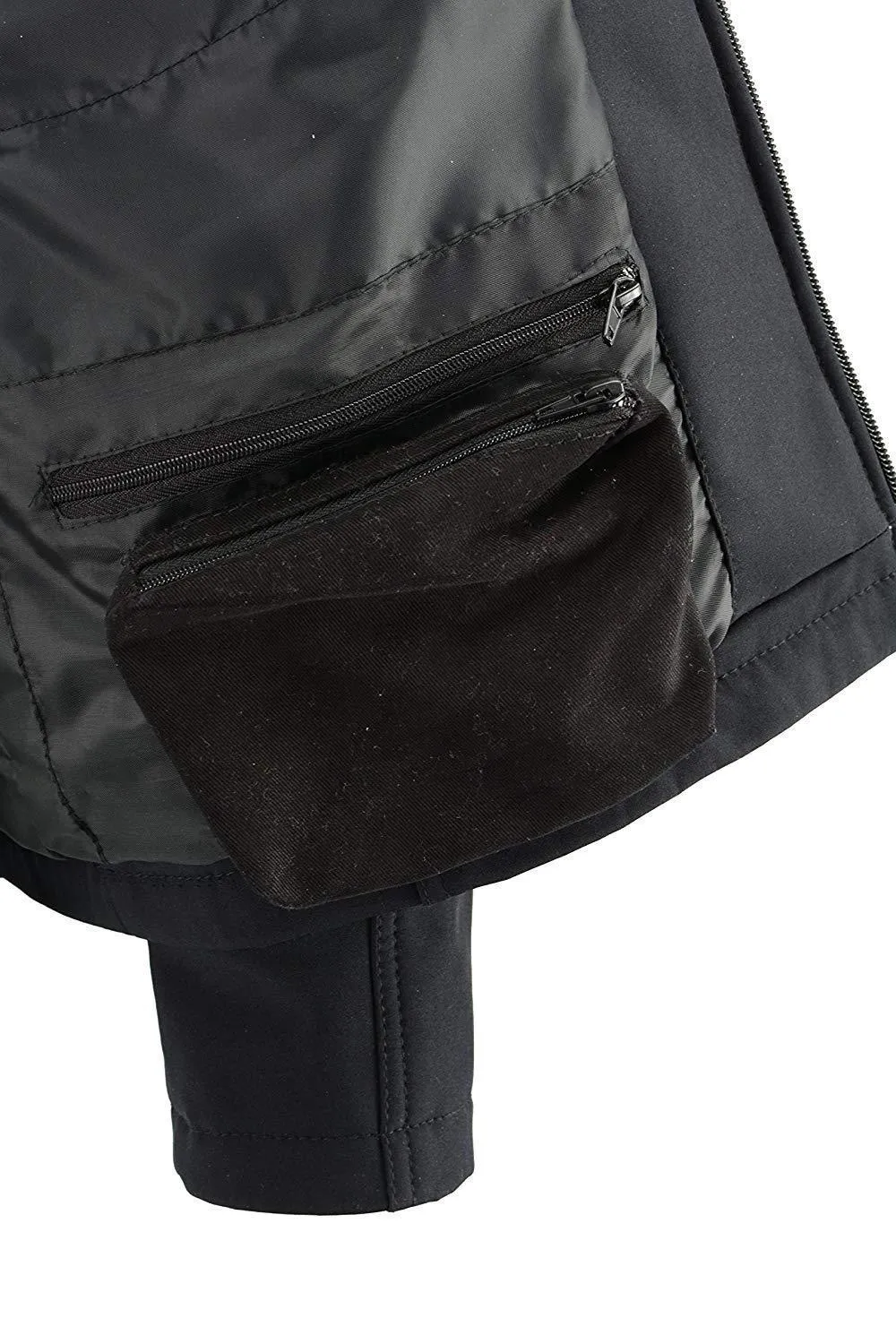 Milwaukee Performance-MPM1762SET-Men's Zipper Front Heated Soft Shell Jacket w/ Front & Back Heating Elements includes portable battery pack