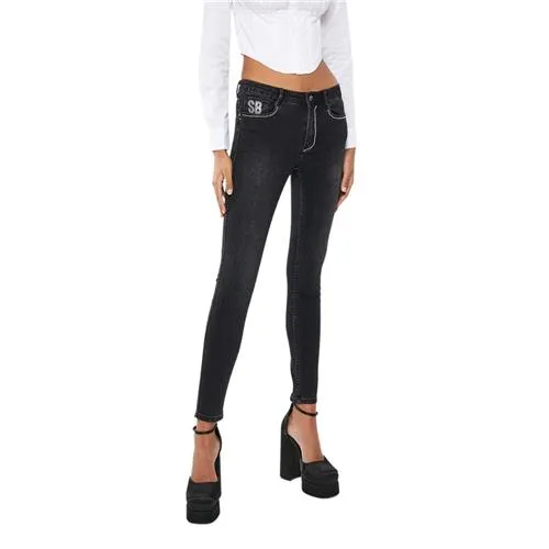 Mistery -  Skinny Jean With Diamante