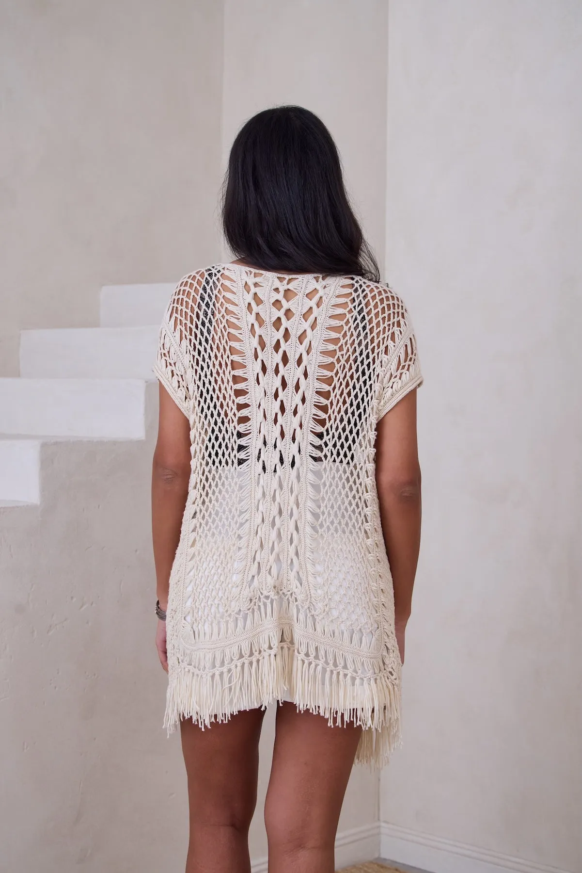Moondial Crochet Kimono