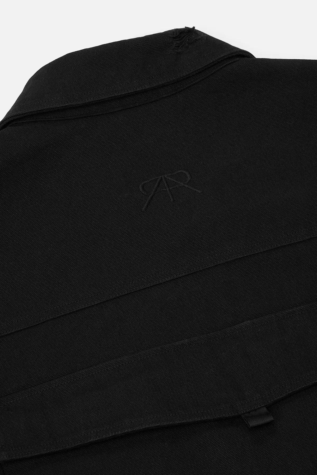 MULTI POCKET JACKET | BLACK DESTROYED