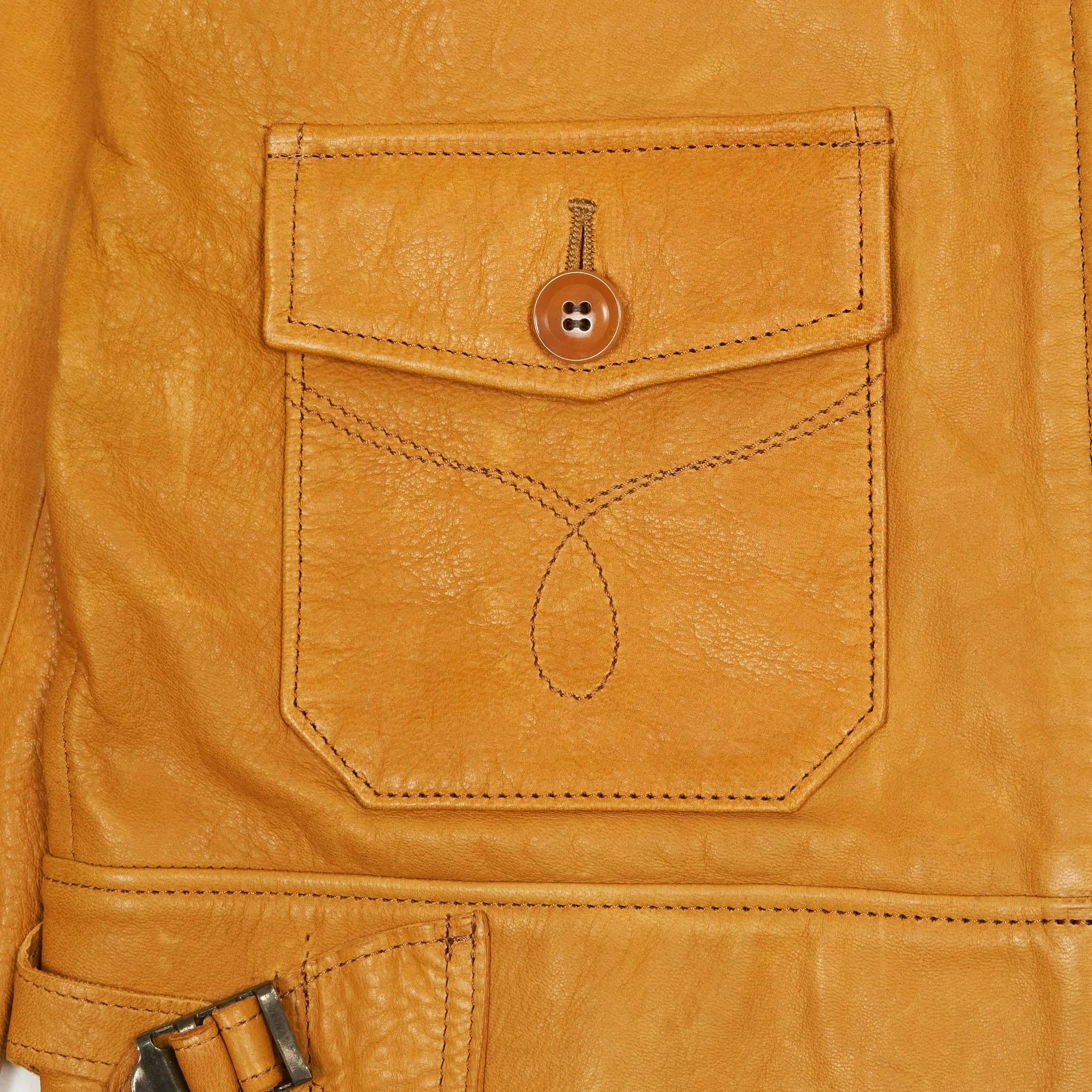 Neighborhood Leather Jacket Old West Deer