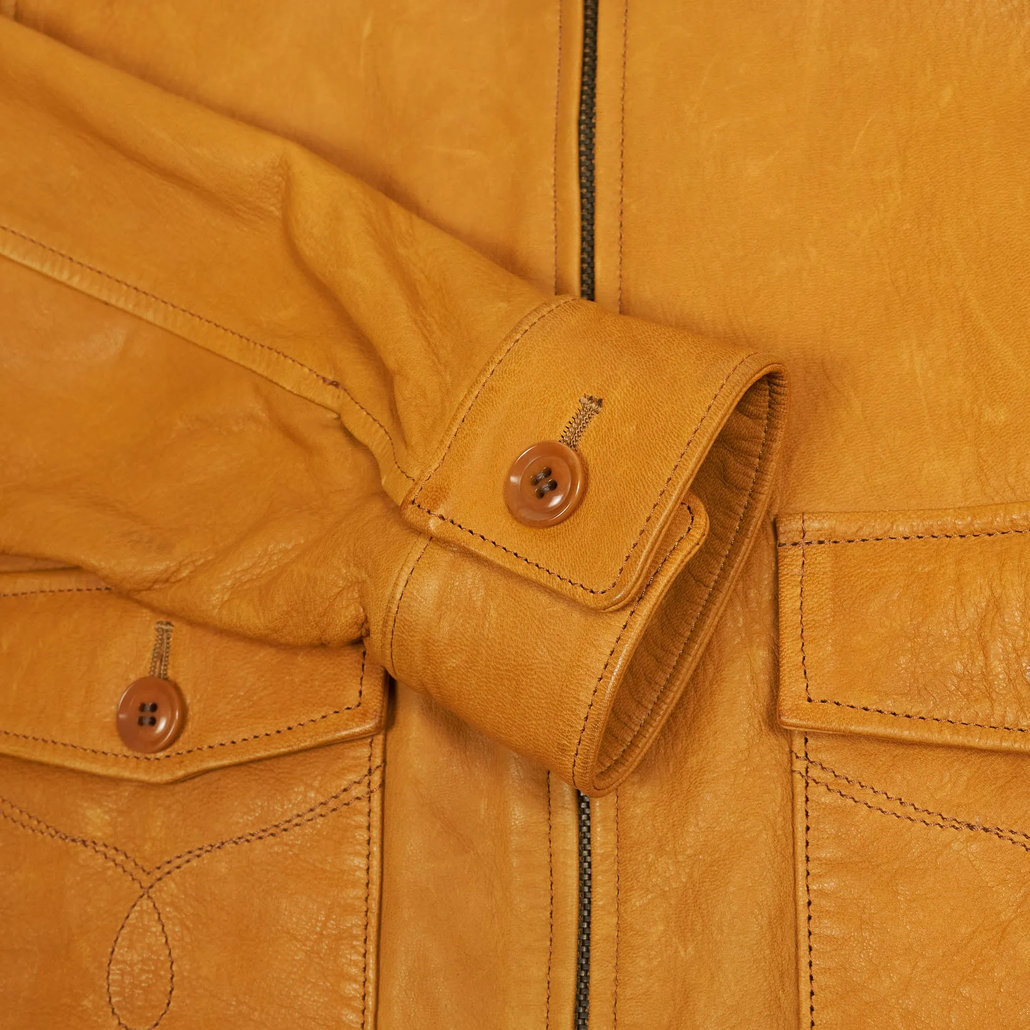 Neighborhood Leather Jacket Old West Deer