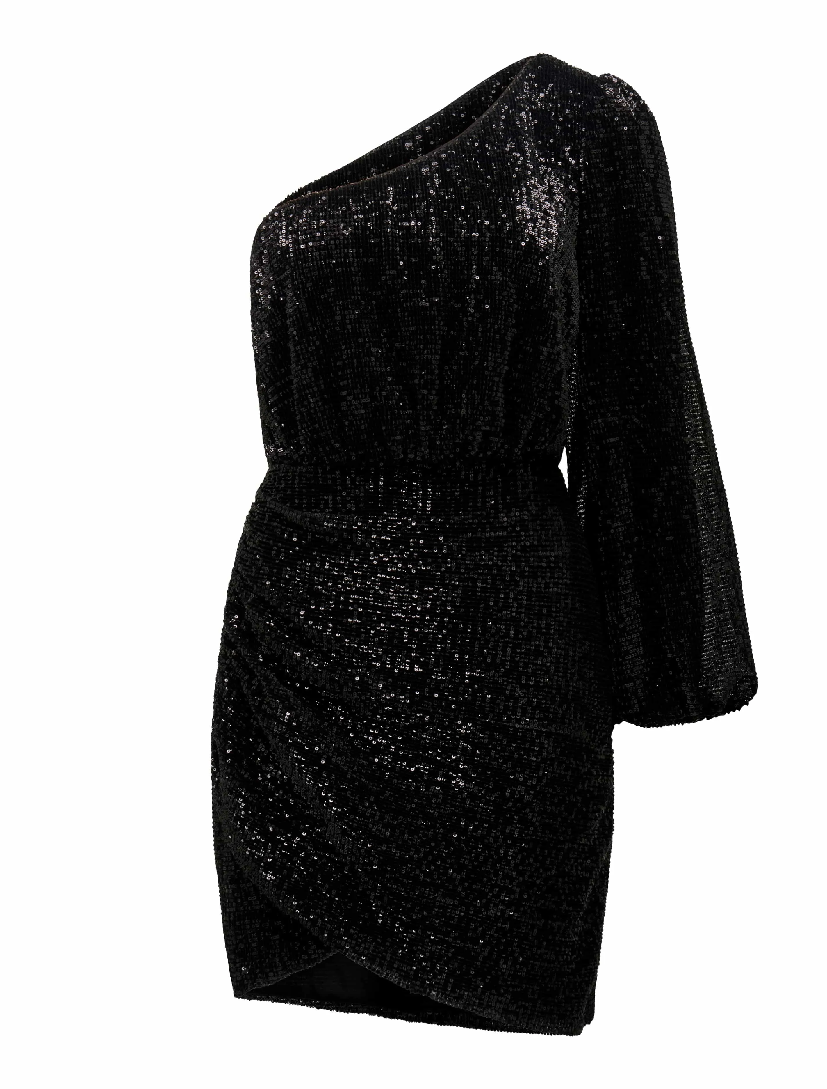 Penelope One Sleeve Sequin Dress