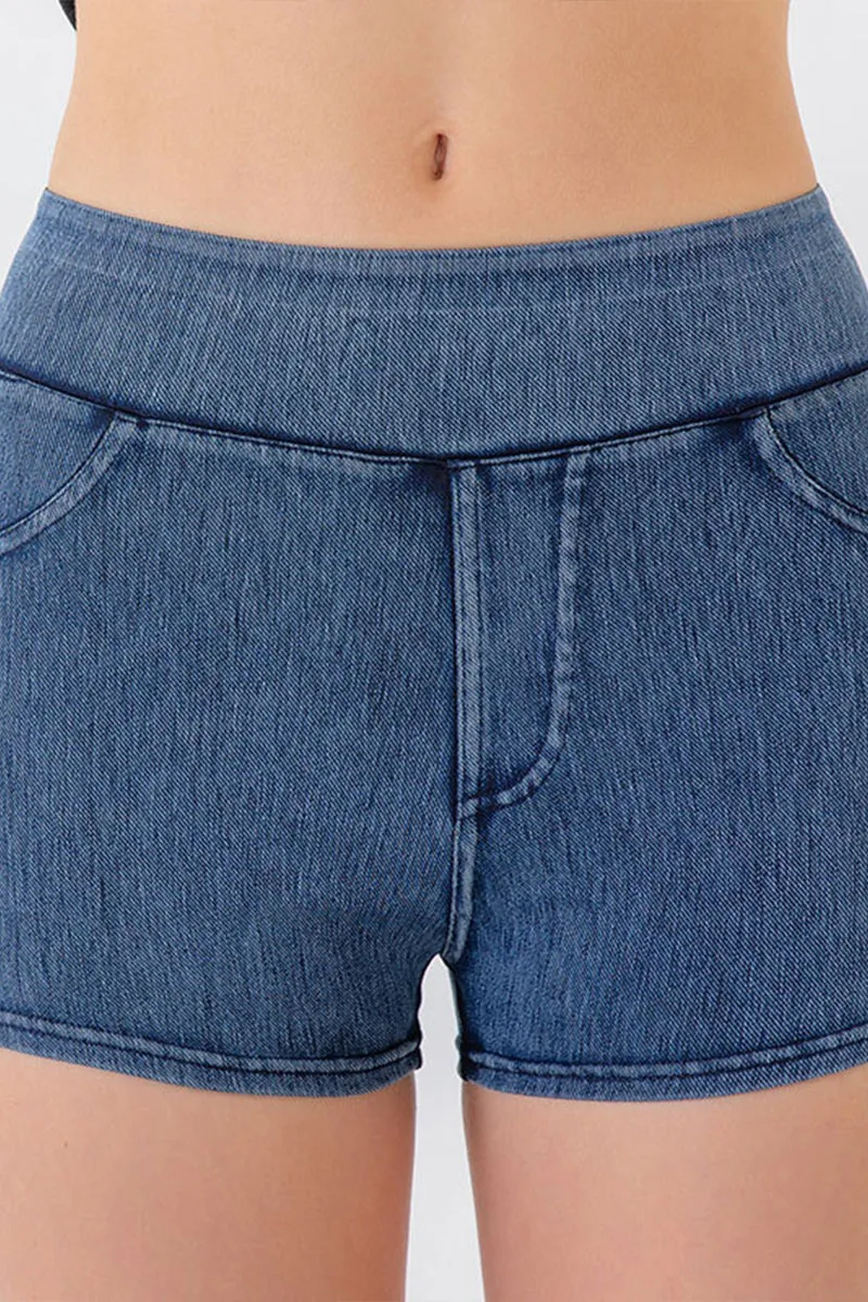 PK0684 Denim Workout Shorts
