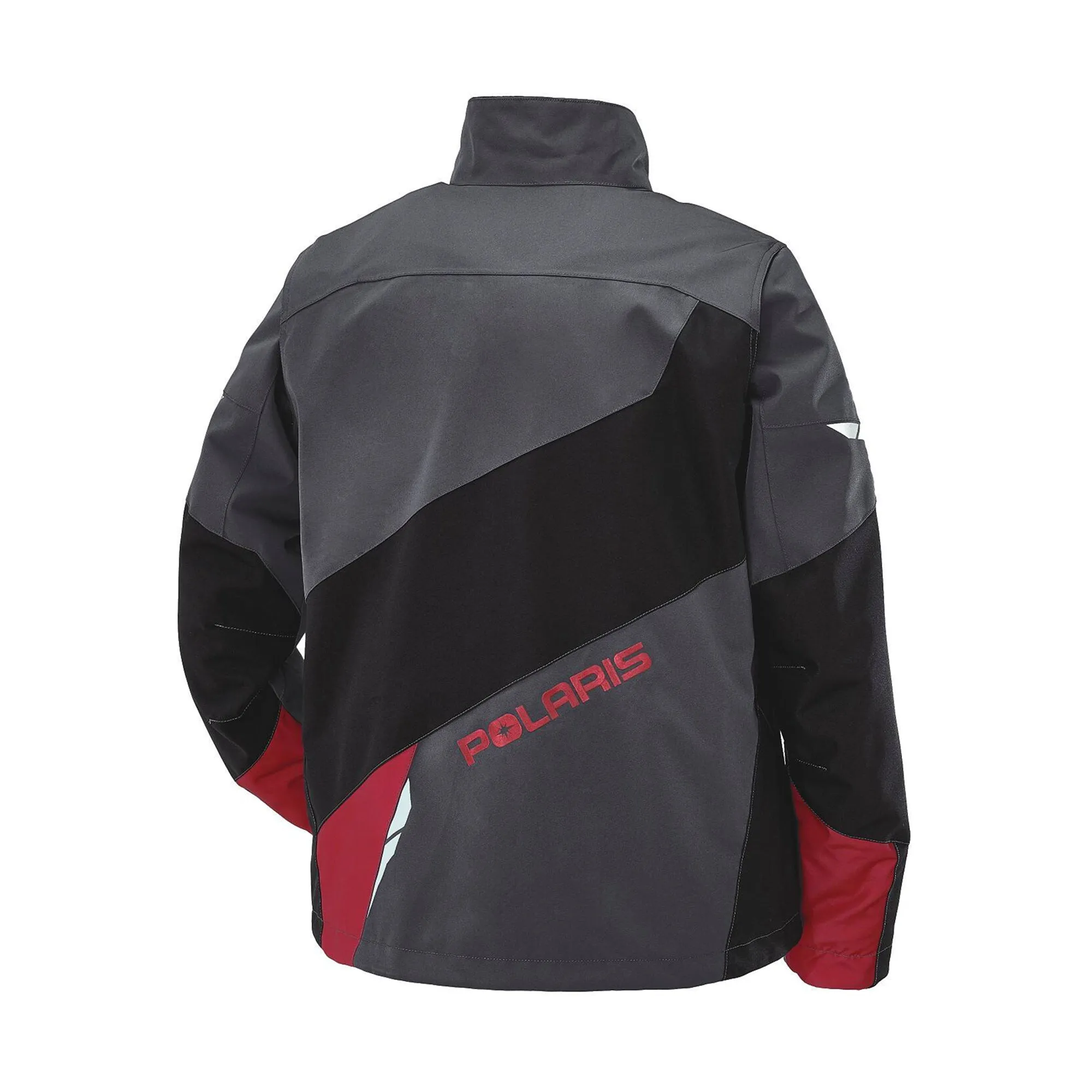 Polaris Revelstoke Mountain Shell Snowmobile Jacket Gray/Red