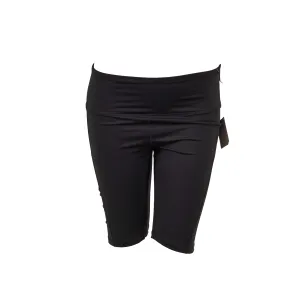 Reebok Women's Fitted High Rise Training Shorts Black Size Large