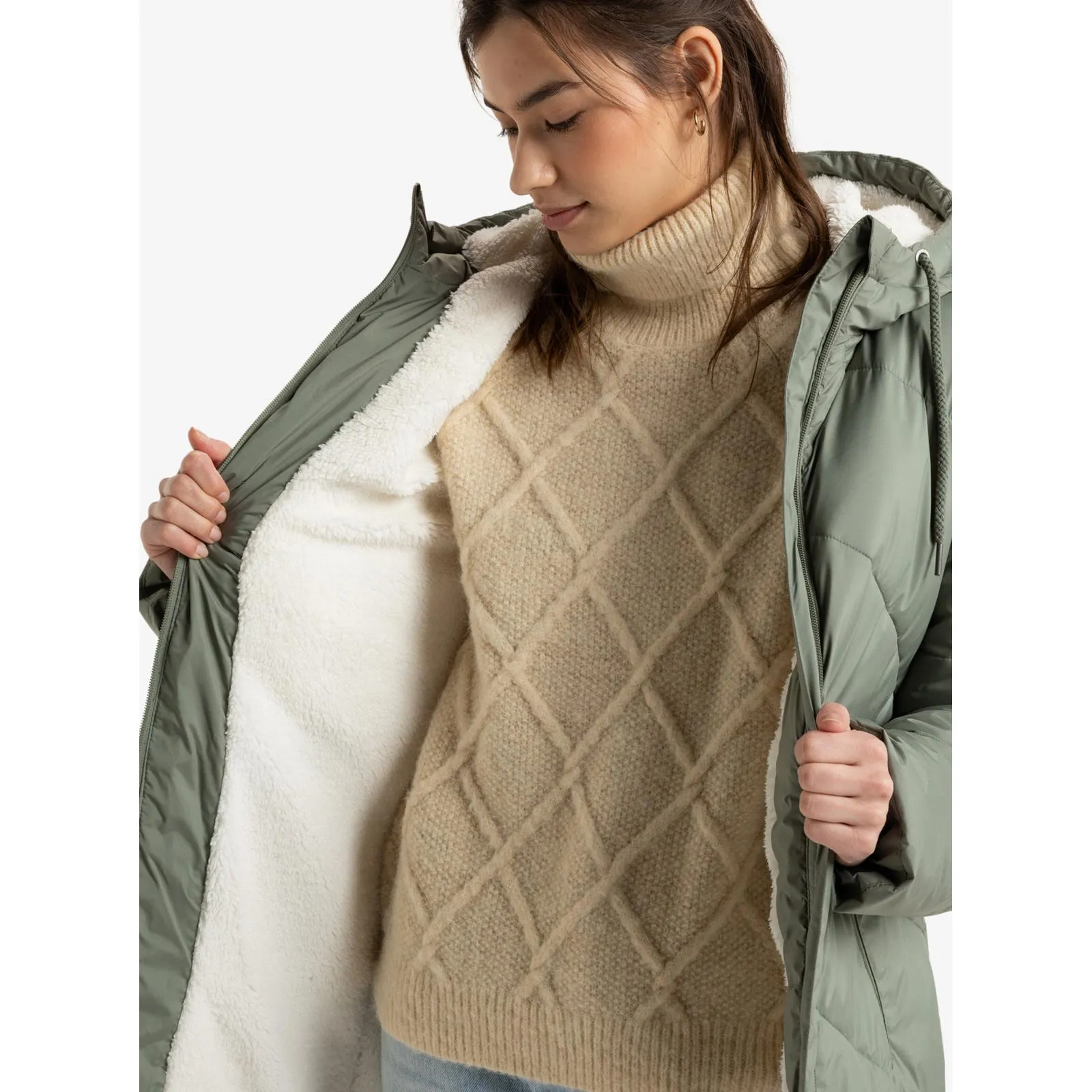 Roxy Womens Better Weather Padded Jacket
