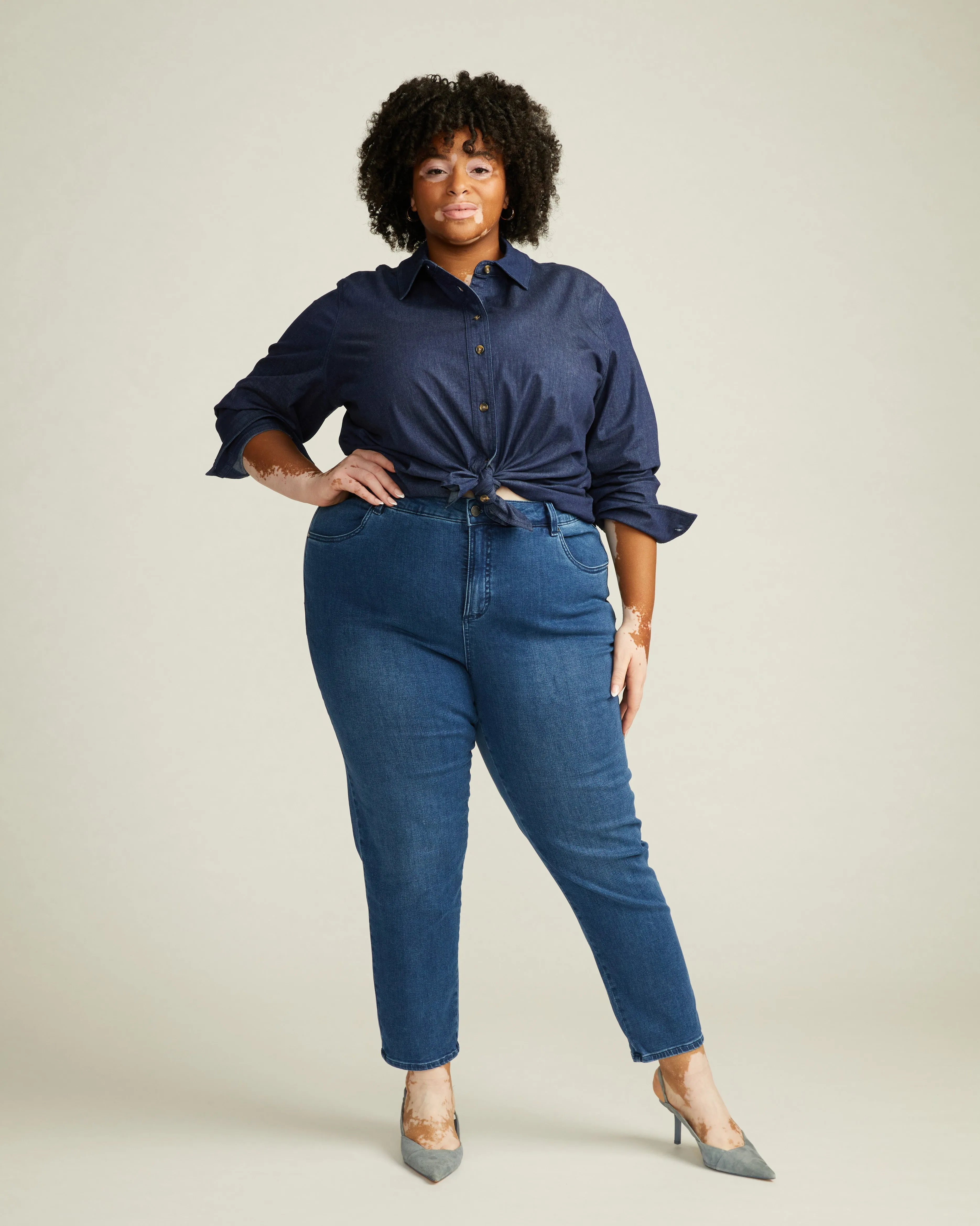 Seine High Rise Skinny Jeans 27 Inch - Odeon Blue