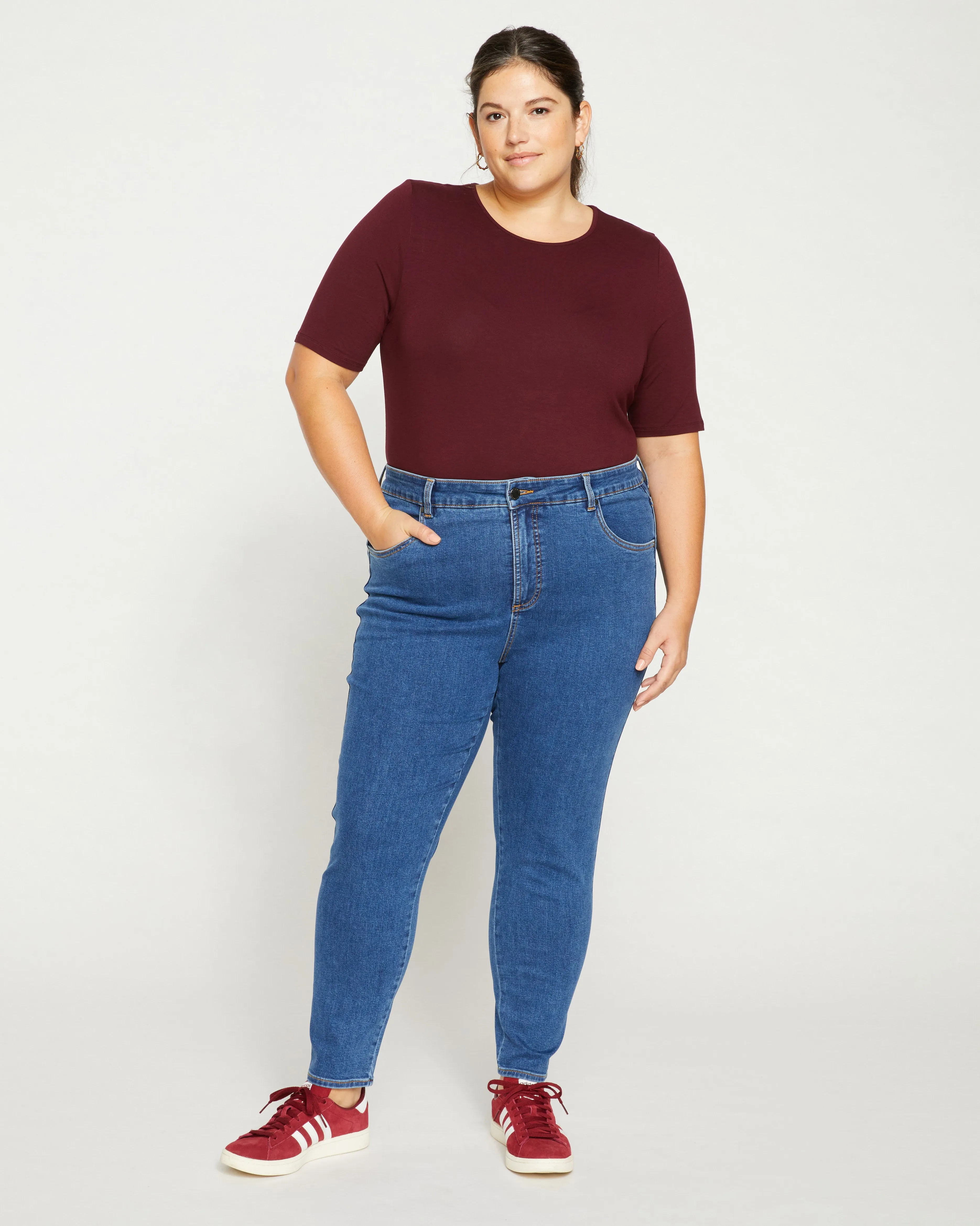 Seine High Rise Skinny Jeans 27 Inch - Odeon Blue