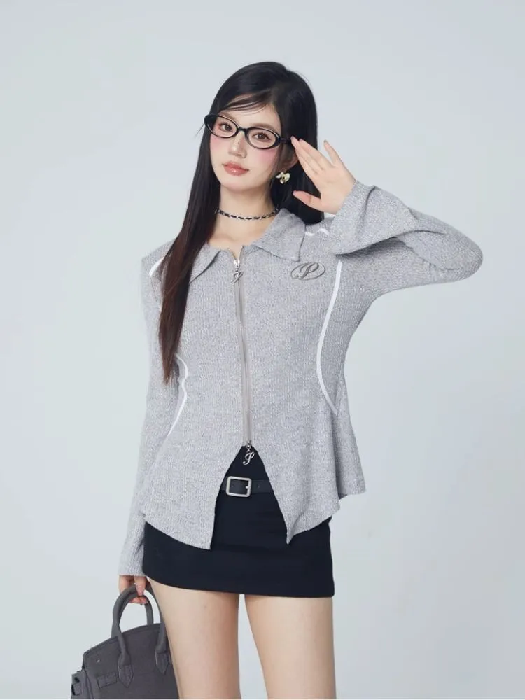 slim fit versatile sports cardigan