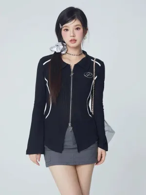 slim fit versatile sports cardigan