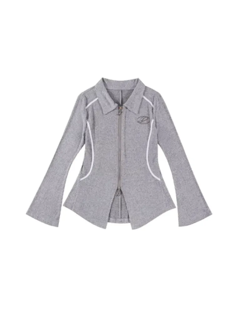 slim fit versatile sports cardigan