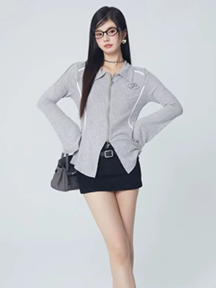 slim fit versatile sports cardigan