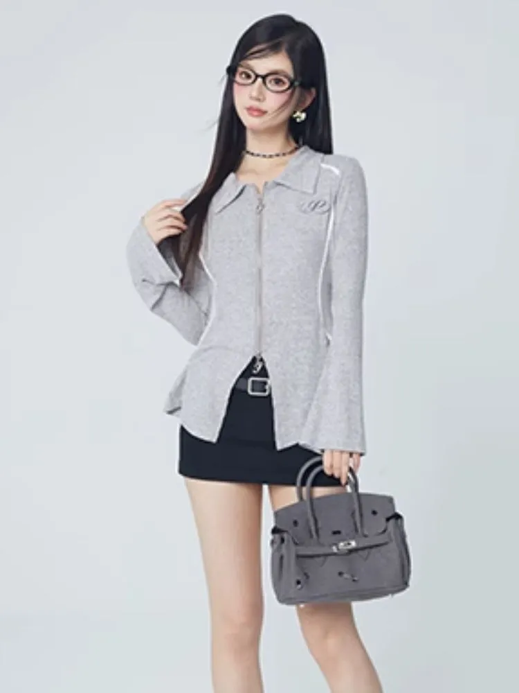 slim fit versatile sports cardigan