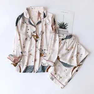 Spring & Summer Floral Pyjama Suit for Women