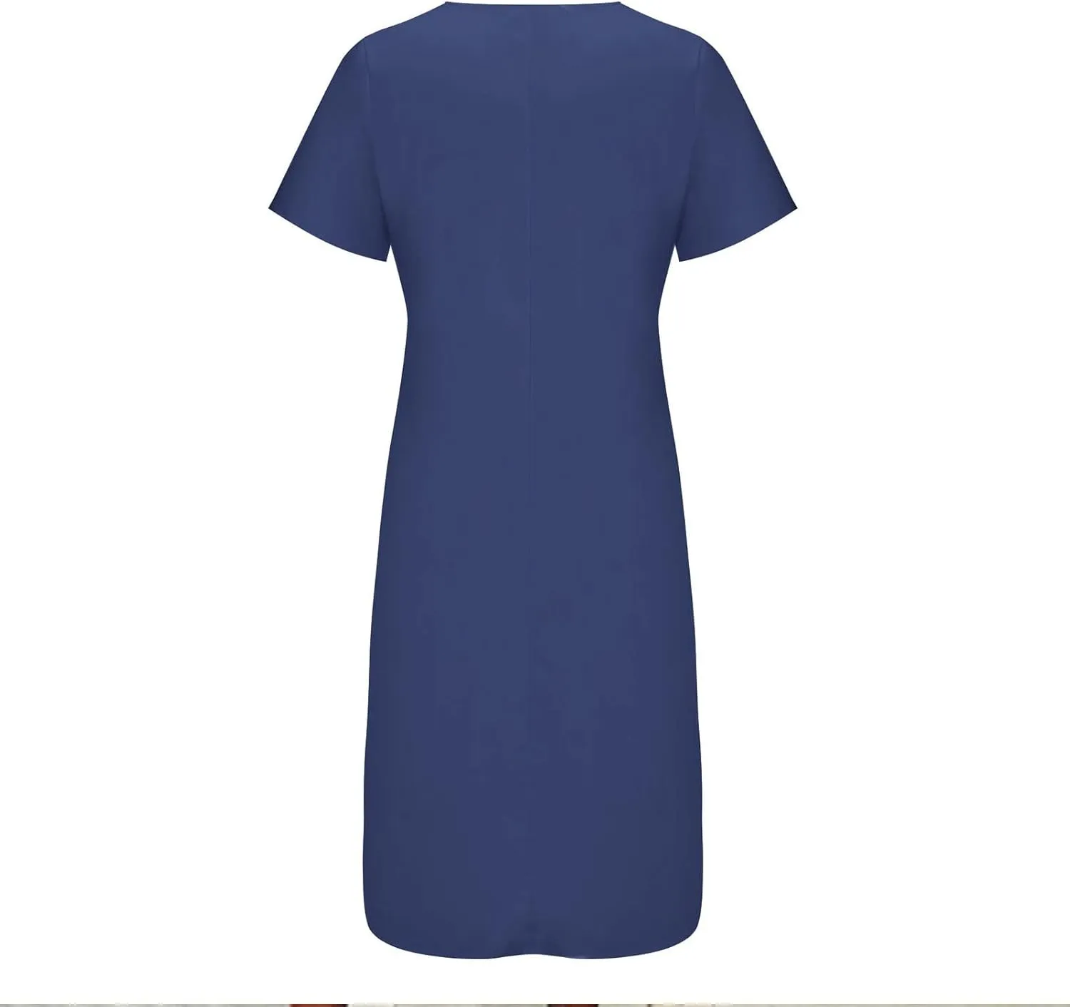 TARIENDY Summer Maxi Dresses for Women 2025 Casual Beach Vacation Dress Loose Comfy Short Sleeve Sundress with Pockets