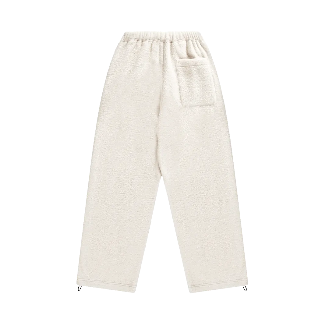 Wide fleece pants