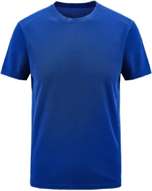 YIOLEAMP Men Summer Casual T Shirt Quick Dry Slim T-Shirt Sporting Short Sleeve Tops Tees